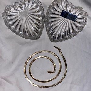 14K gold Italian Herringbone necklace